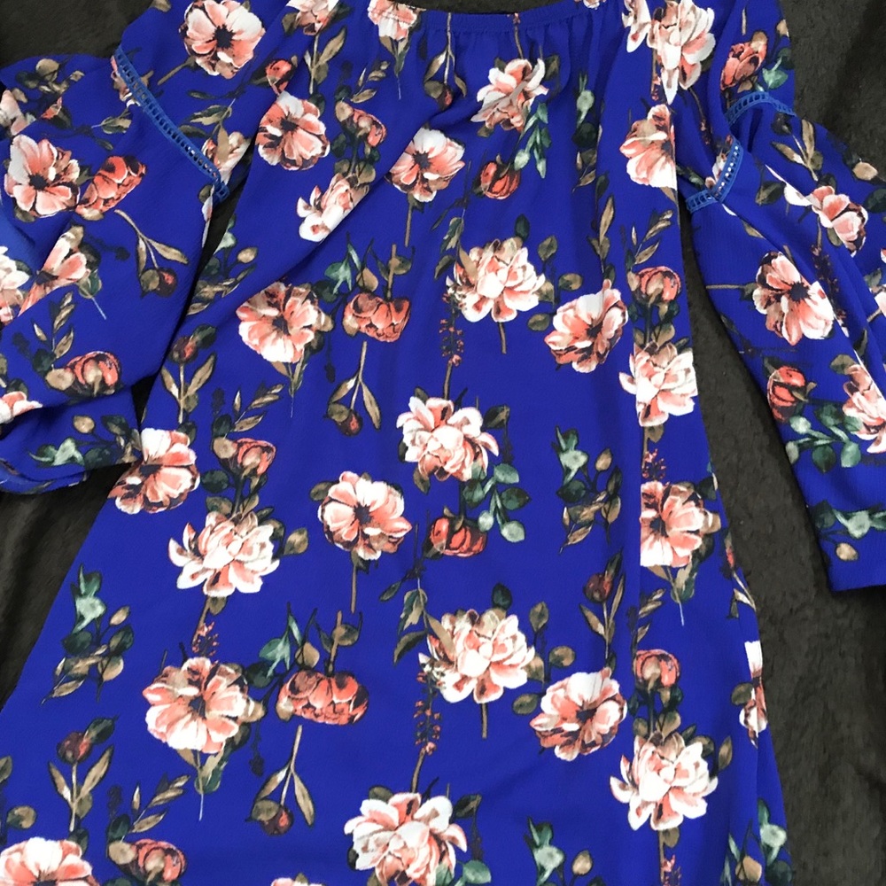 Bell sleeve Flower Dress